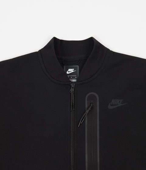 Nike Tech Fleece Bomber Jacket - Black / Black | Always in Colour