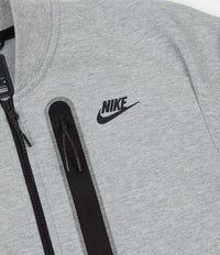 Nike Tech Fleece Bomber Jacket - Dark Grey Heather / Black thumbnail