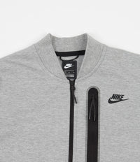 Nike Tech Fleece Bomber Jacket - Dark Grey Heather / Black thumbnail