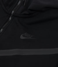 Nike Tech Fleece Full Zip Hoodie - Black / Black thumbnail