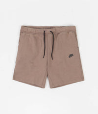 Nike Tech Fleece Shorts - Taupe Haze / Black thumbnail