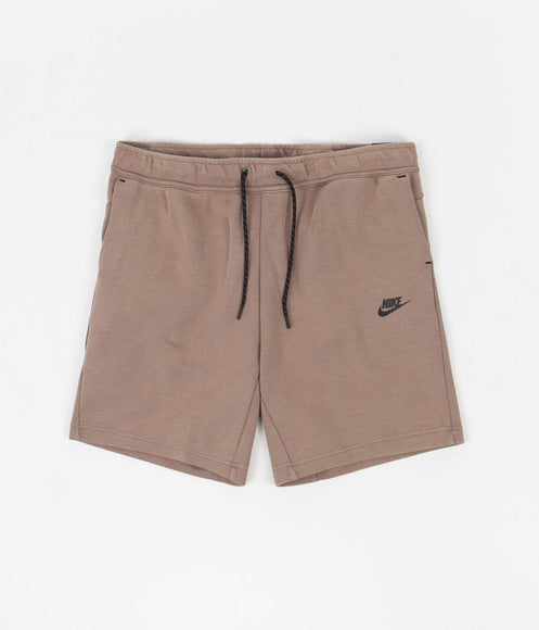 Nike Tech Fleece Shorts - Taupe Haze / Black