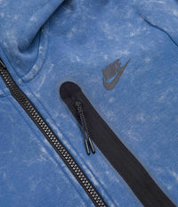Nike Tech Fleece Zip Hoodie - Dark Marina Blue / Black thumbnail