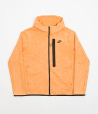 Nike Tech Fleece Zip Hoodie - Kumquat / Black thumbnail