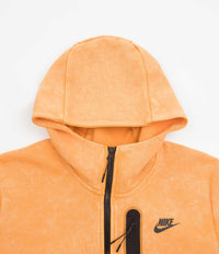 Nike Tech Fleece Zip Hoodie - Kumquat / Black thumbnail