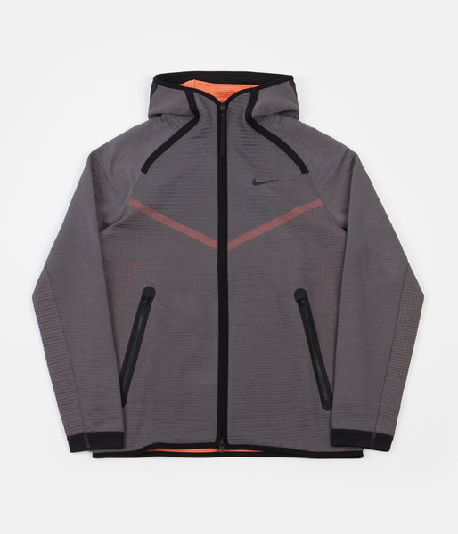 Nike Tech Pack Windrunner Full Zip Hoodie Dark Grey Turf