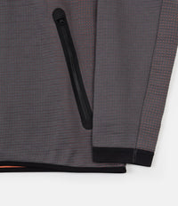 Nike Tech Pack Windrunner Full Zip Hoodie - Dark Grey / Turf Orange / Black thumbnail