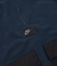 Nike Therma-FIT 1/2 Zip Fleece - Armory Navy / Black thumbnail