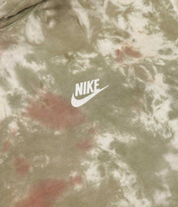 Nike Tie-Dye Pullover Hoodie - Medium Olive / White thumbnail