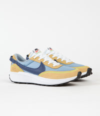 Nike Waffle Debut Shoes - Boarder Blue / Mystic Navy - Sanded Gold thumbnail