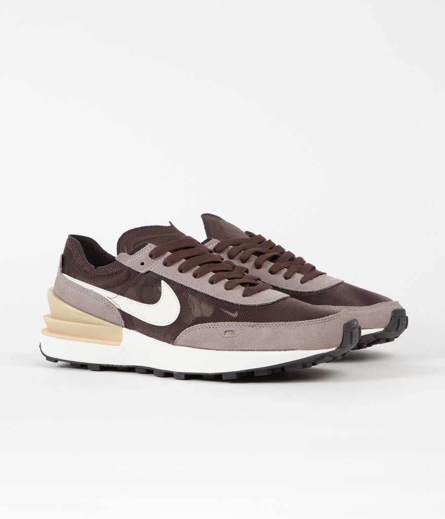 Nike Waffle One Shoes - Light Chocolate / Natural - Vapor Mauve ...