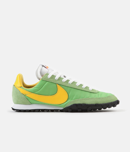Nike Waffle Racer Shoes - Green Nebula / Amarillo - Eucalyptus Fog