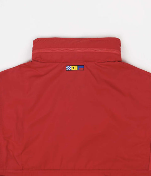 Nike Walliwaw Woven Jacket in University Red and Midnight Navy / Sail