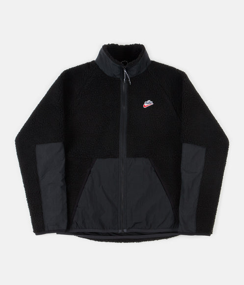 Nike Winter Fleece Jacket - Black / Off Noir