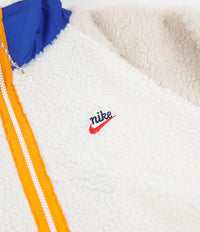 Nike Winter Fleece Jacket - Sail / Game Royal / Desert Sand thumbnail