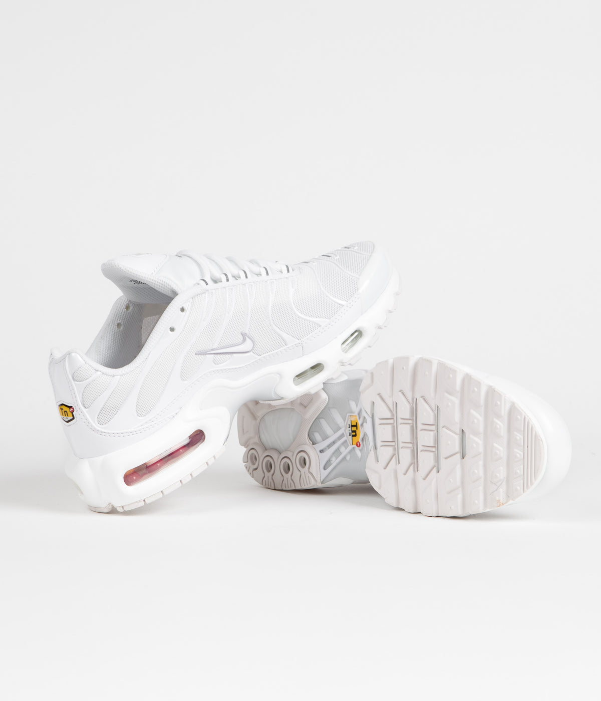 Nike Womens Air Max Plus Shoes - White / White - Pure Platinum