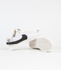 Nike Womens Blazer Low '77 Jumbo Shoes - White / Black - White - Sail thumbnail