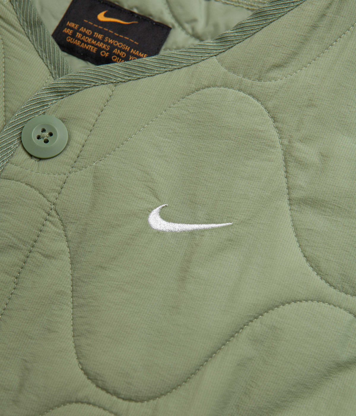 Nike Woven Insulated Military Vest - Oil Green / White | Always in