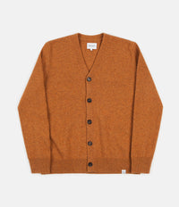 Norse Projects Adam Lambswool Cardigan - Montpellier Yellow thumbnail