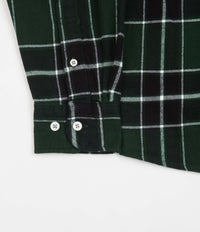 Norse Projects Anton Brushed Flannel Check Shirt - Varsity Green thumbnail