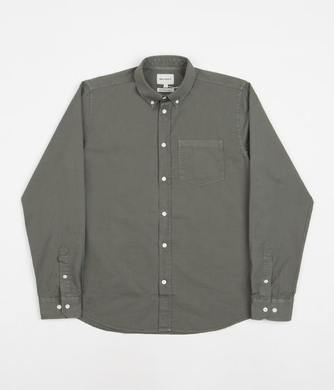 Norse Projects Anton Light Twill Shirt - Dried Sage Green