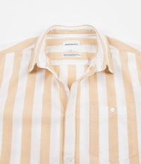Norse Projects Anton Oxford Shirt - Sunwashed Yellow Wide Stripe thumbnail