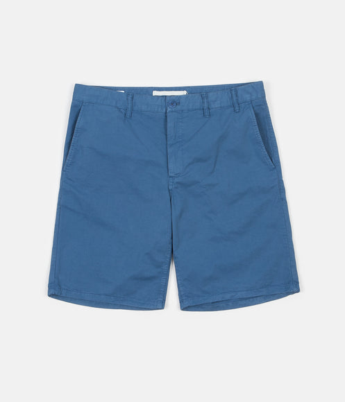 Norse Projects Aros Light Twill Shorts - Cali Blue