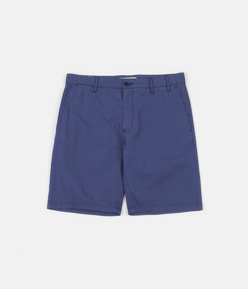 Norse Projects Aros Light Twill Shorts - Twilight Blue