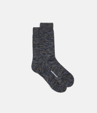 Norse Projects Bjarki Blend Socks - Ensign Blue thumbnail