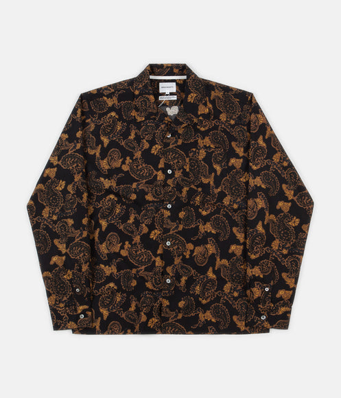 Norse Projects Carsten Paisley Shirt - Black