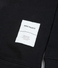 Norse Projects Fraser Tab Series Hoodie - Black thumbnail