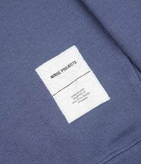 Norse Projects Fraser Tab Series Hoodie - Scoria Blue thumbnail