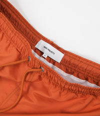 Norse Projects Hauge Colour Block Swim Shorts in Pumpkin Orange thumbnail