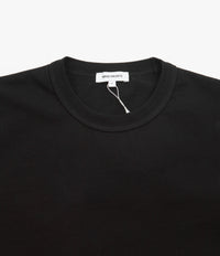 Norse Projects Holger Tab Series Logo Long Sleeve T-Shirt - Black thumbnail