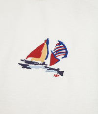 Norse Projects Johannes Boat Embroidery T-Shirt - Ecru thumbnail
