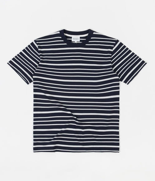 Norse Projects Johannes Mariner Stripe T-Shirt - Navy