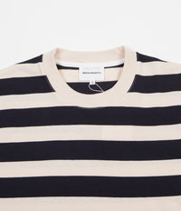 Norse Projects Johannes Rugby Stripe Long Sleeve T-Shirt - Navy thumbnail