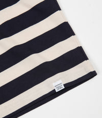 Norse Projects Johannes Rugby Stripe T-Shirt - Navy thumbnail