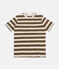 Norse Projects Johannes Rugby Stripe T-Shirt - Sitka Green thumbnail