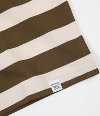 Norse Projects Johannes Rugby Stripe T-Shirt - Sitka Green thumbnail