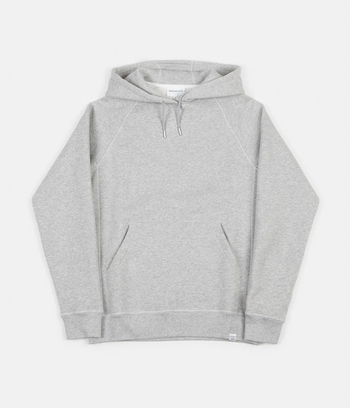 Norse Projects Ketel Classic Hoodie - Light Grey Melange