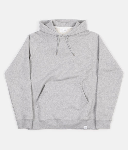 Norse Projects Ketel Summer Classic Hoodie - Light Grey Melange