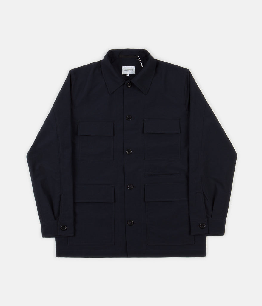 Norse Projects Kyle Travel Shirt Jacket - Dark Navy | Always in Colour