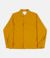 Norse Projects Kyle Wool Shirt - Mustard Yellow thumbnail