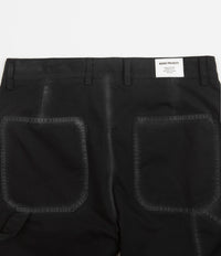 Norse Projects Lukas Tab Series Canvas Pants - Black thumbnail