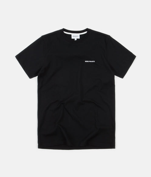 Norse Projects Niels Norse Projects Logo T-Shirt - Black