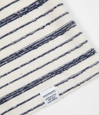 Norse Projects Niels Texture Stripe T-Shirt - Dark Navy thumbnail