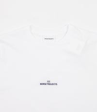 Norse Projects Niels Wave Logo T-Shirt - White thumbnail