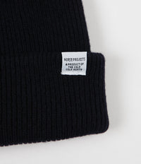 Norse Projects Norse Beanie - Dark Navy thumbnail