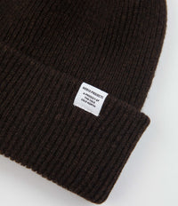 Norse Projects Norse Beanie - Truffle thumbnail